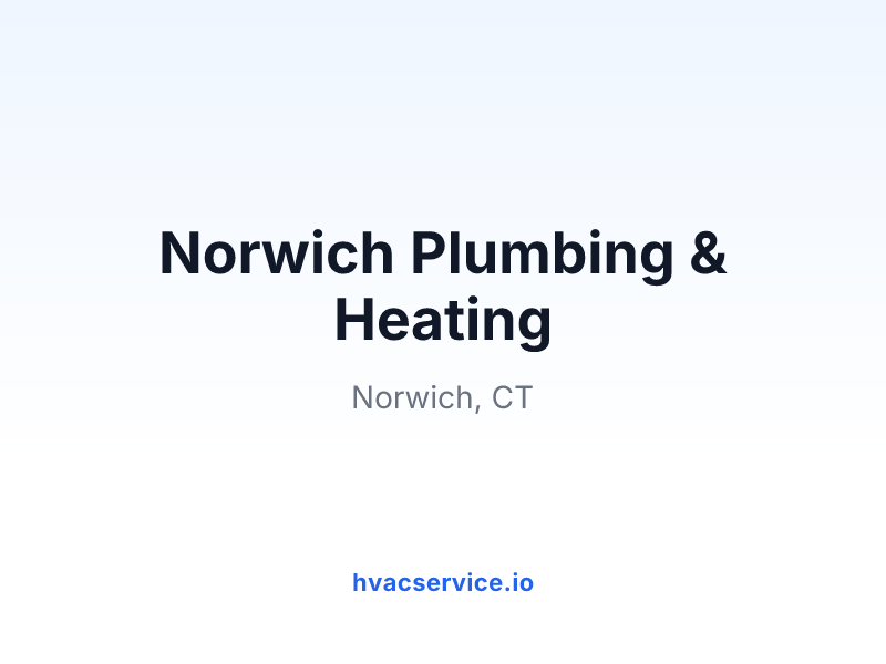 Norwich Plumbing & Heating
