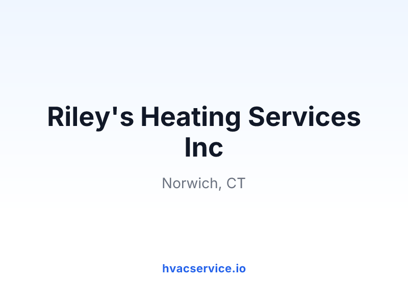Riley's Heating Services Inc