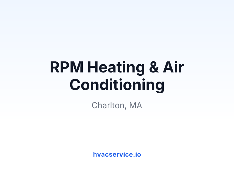 RPM Heating & Air Conditioning