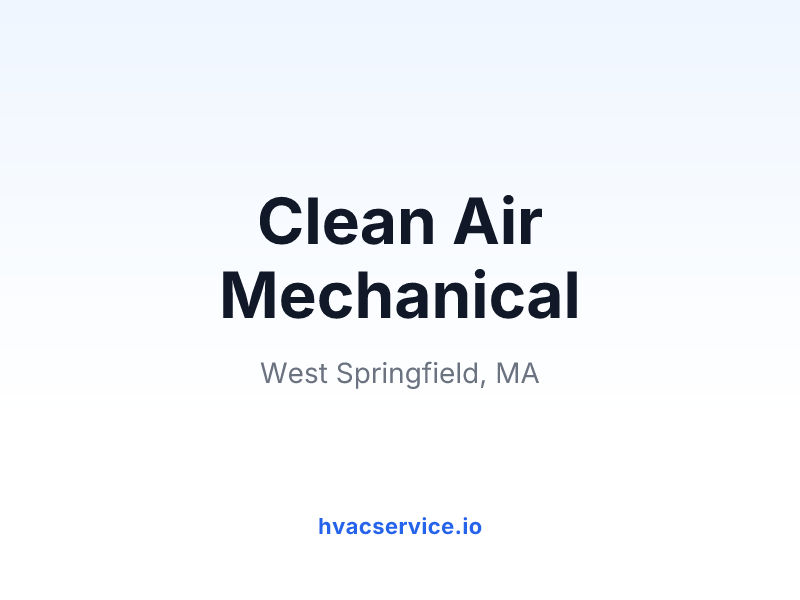 Clean Air Mechanical