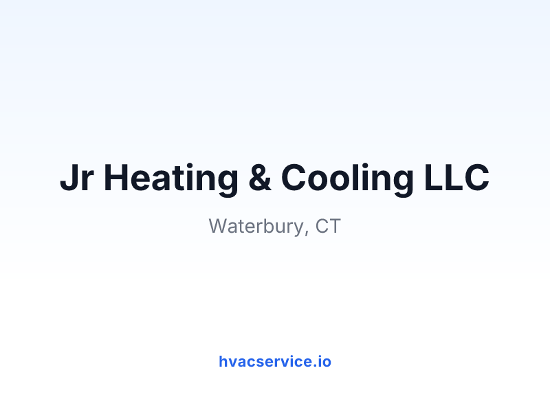 Jr Heating & Cooling LLC