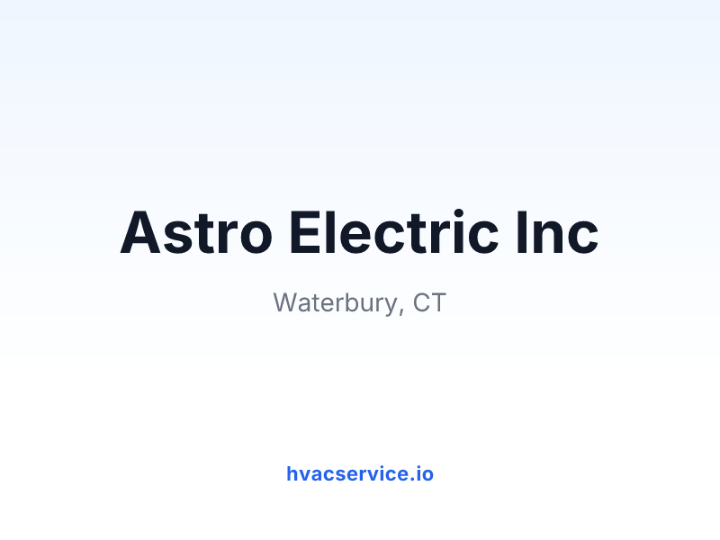 Astro Electric Inc