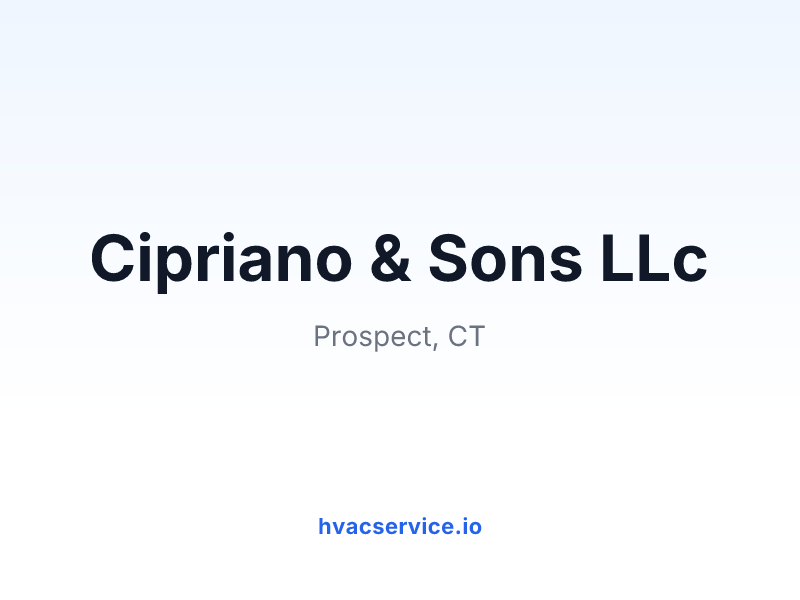 Cipriano & Sons LLc