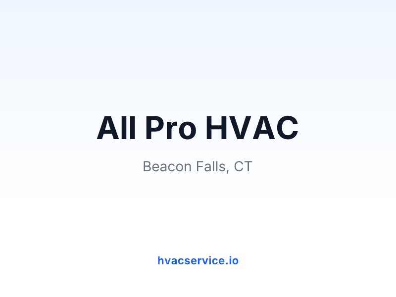 All Pro HVAC
