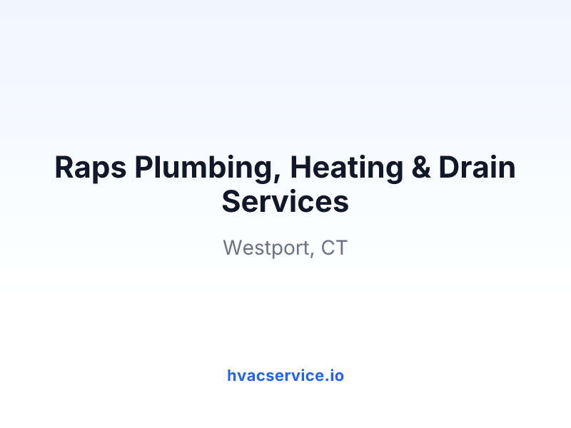 Raps Plumbing, Heating & Drain Services