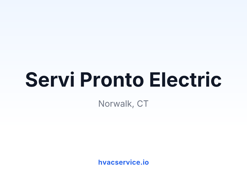 Servi Pronto Electric