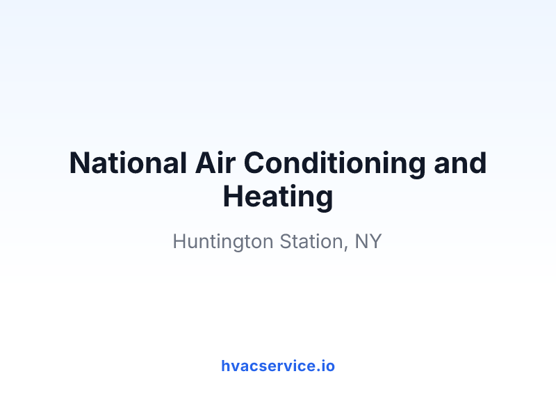 National Air Conditioning and Heating