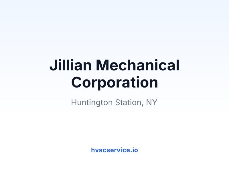 Jillian Mechanical Corporation