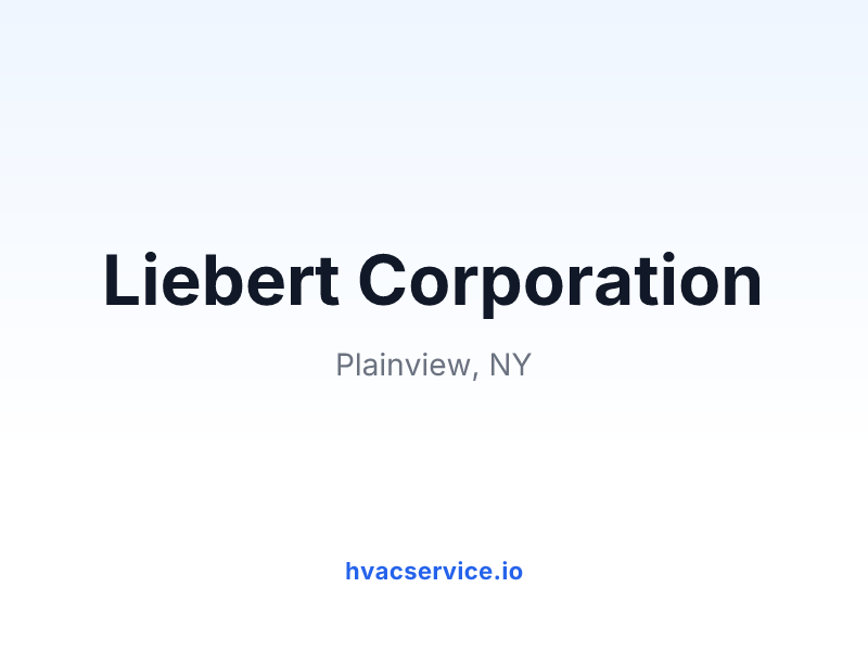 Liebert Corporation