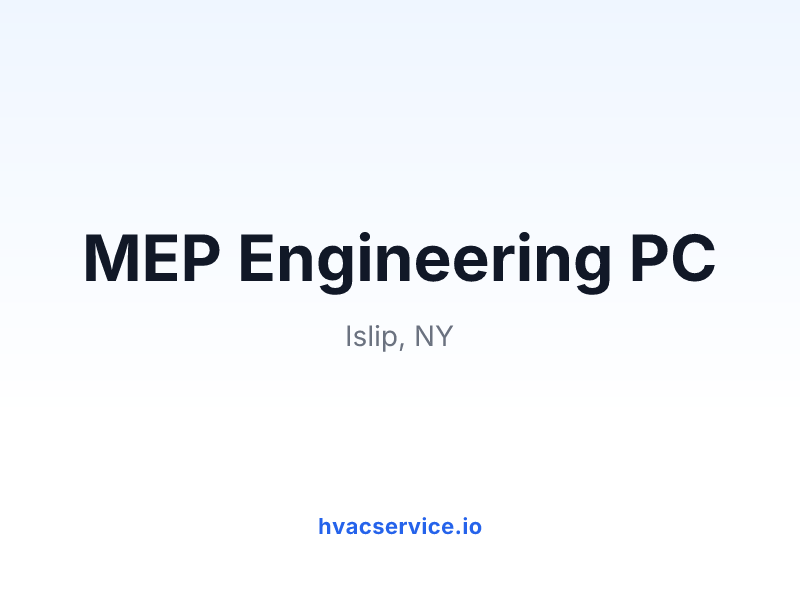 MEP Engineering PC
