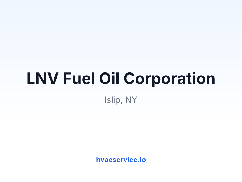 LNV Fuel Oil Corporation