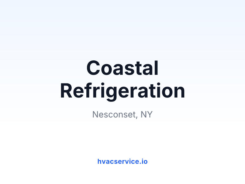 Coastal Refrigeration