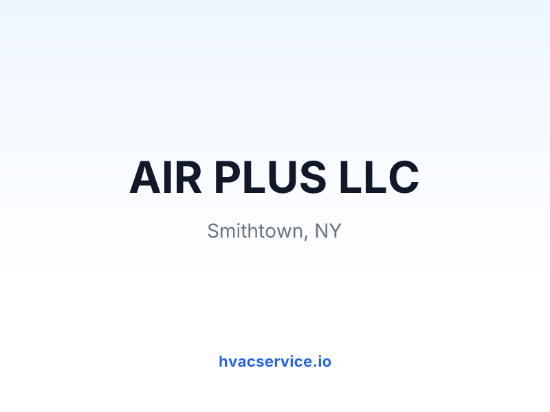 AIR PLUS LLC