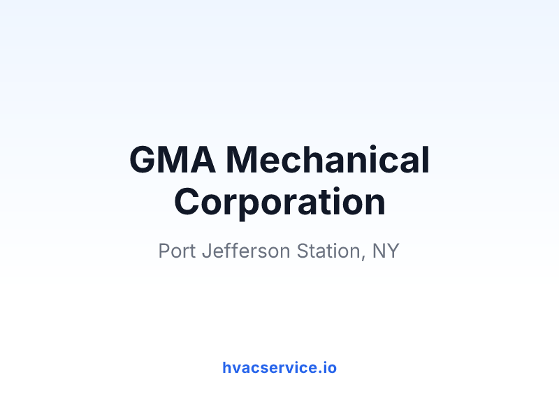GMA Mechanical Corporation
