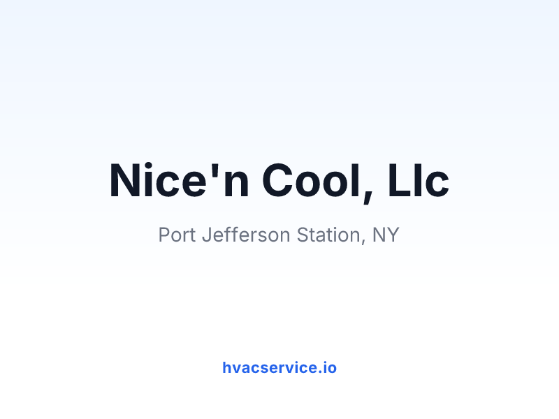 Nice'n Cool, Llc