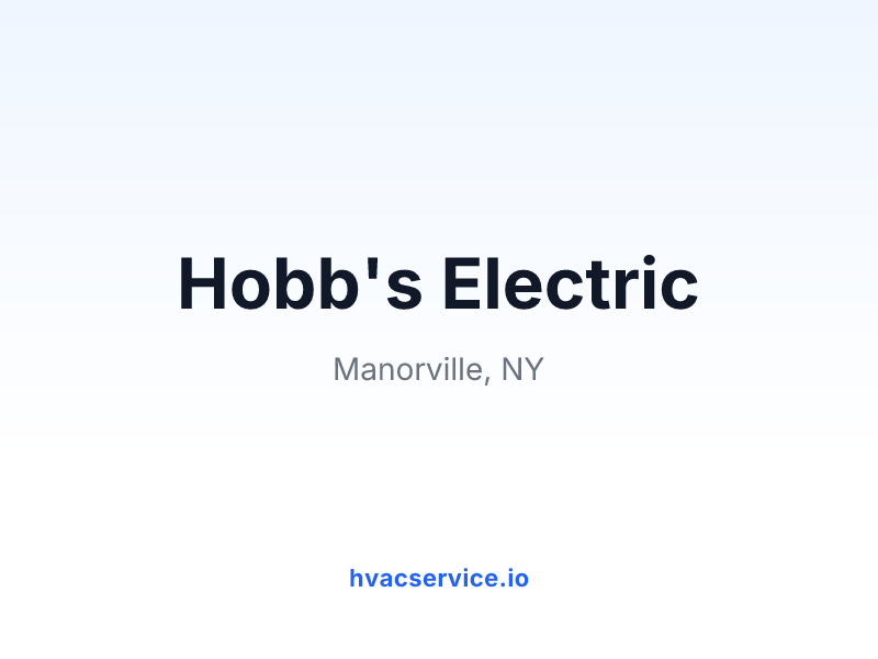 Hobb's Electric
