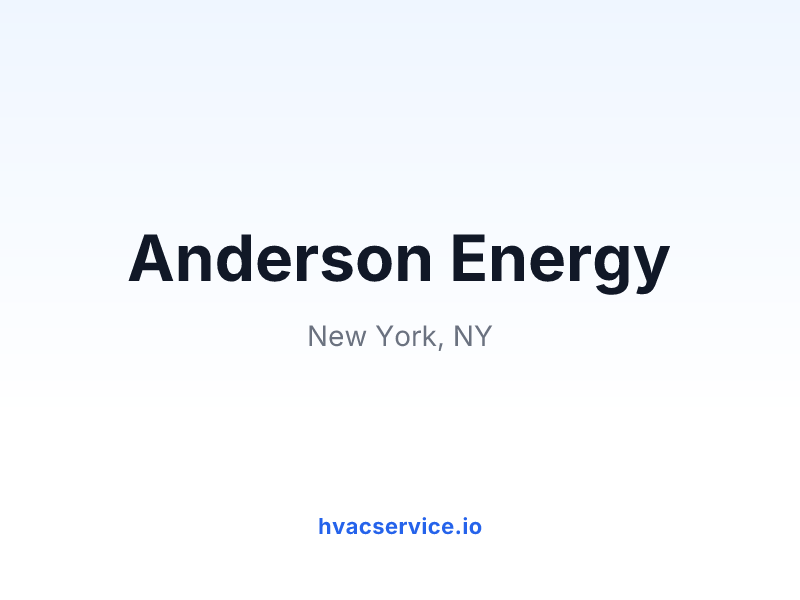 Anderson Energy