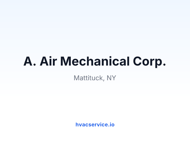 A. Air Mechanical Corp.