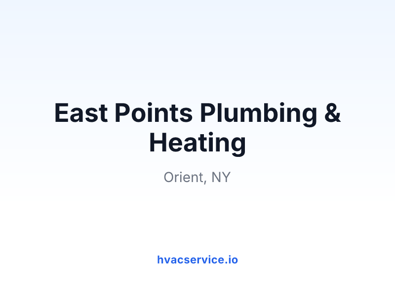 East Points Plumbing & Heating