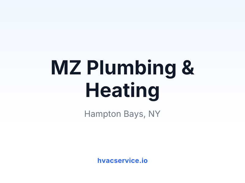 MZ Plumbing & Heating
