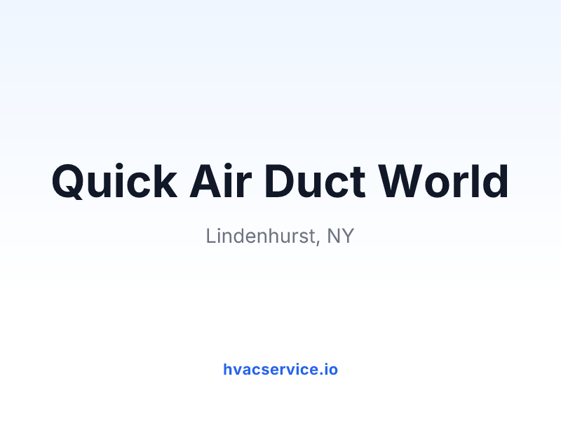 Quick Air Duct World