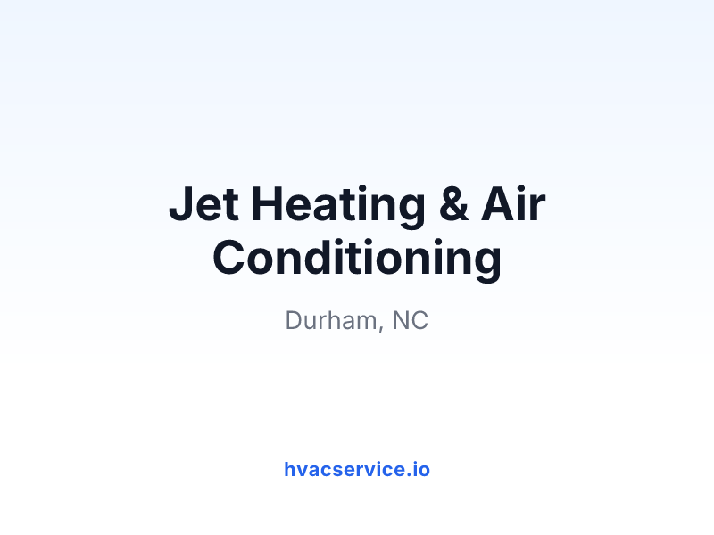 Jet Heating & Air Conditioning
