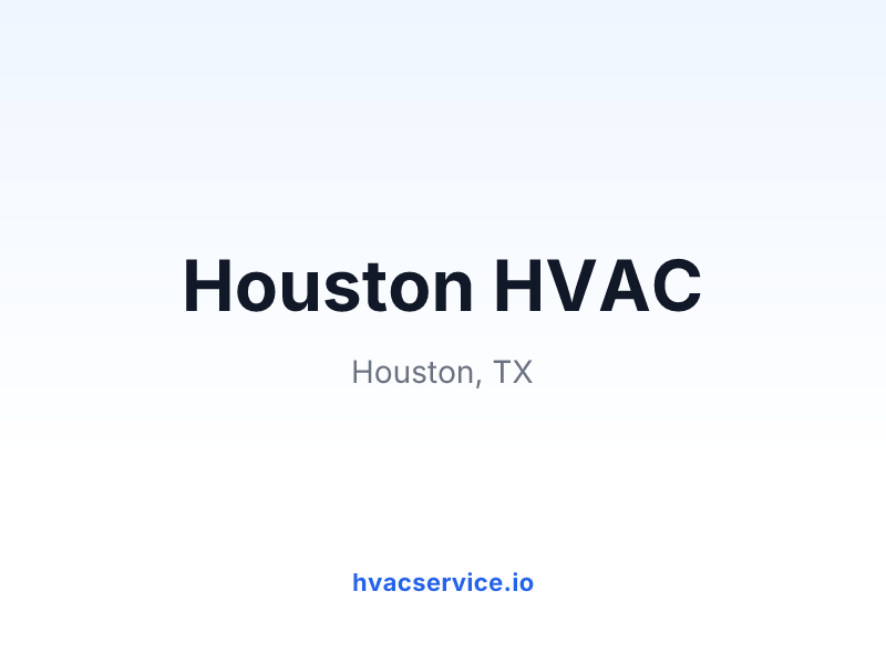 Houston HVAC