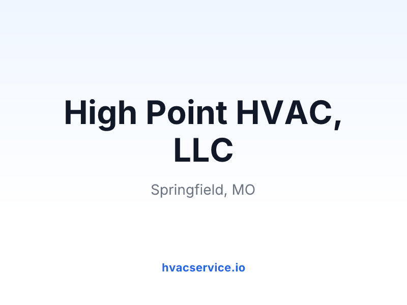 High Point HVAC, LLC