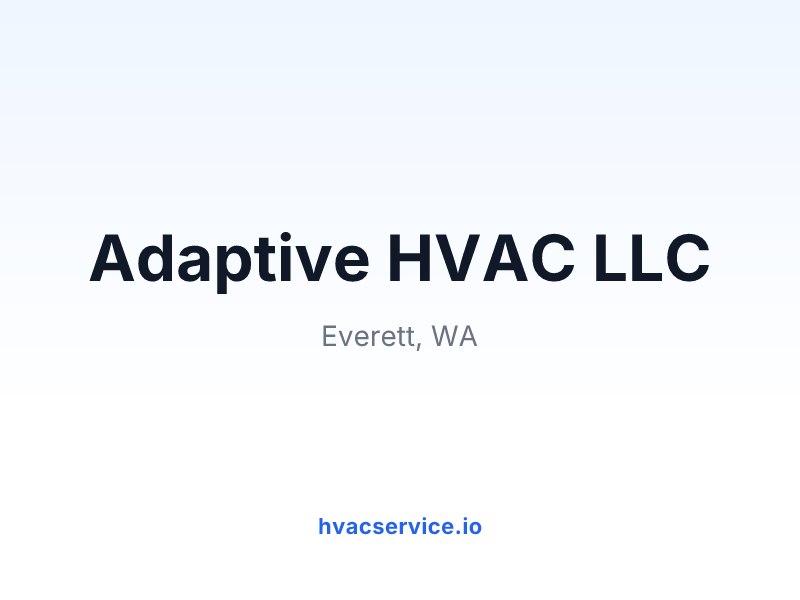 Adaptive HVAC LLC