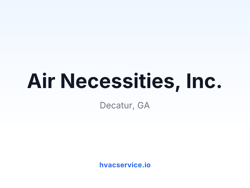 Air Necessities, Inc.