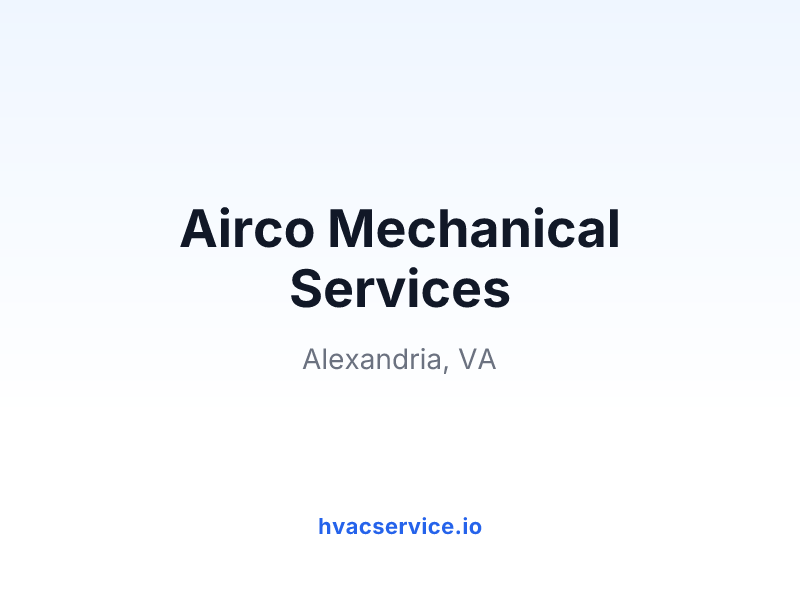 Airco Mechanical Services