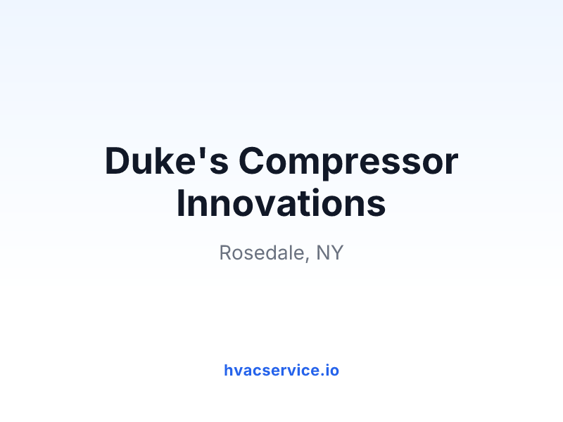 Duke's Compressor Innovations