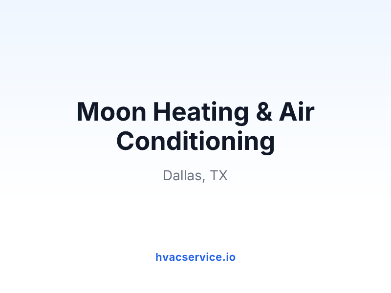 Moon Heating & Air Conditioning