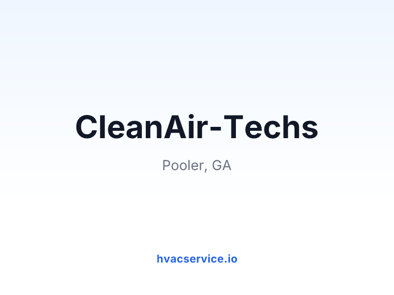 CleanAir-Techs