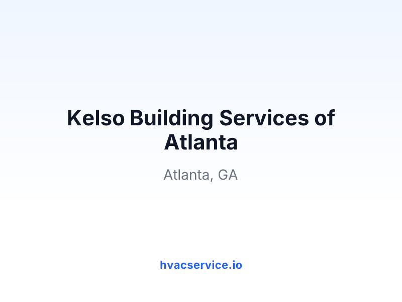 Kelso Building Services of Atlanta