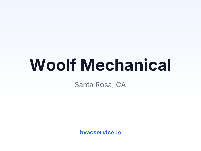 Woolf Mechanical