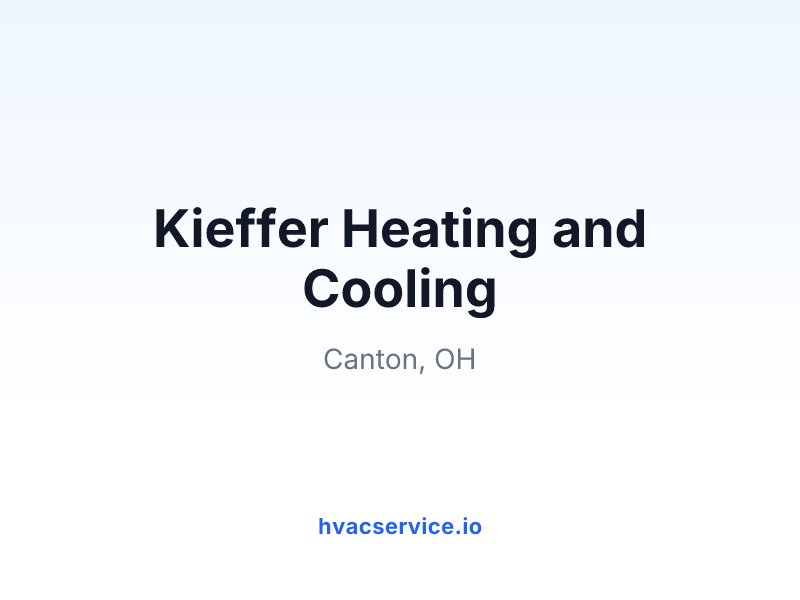 Kieffer Heating and Cooling