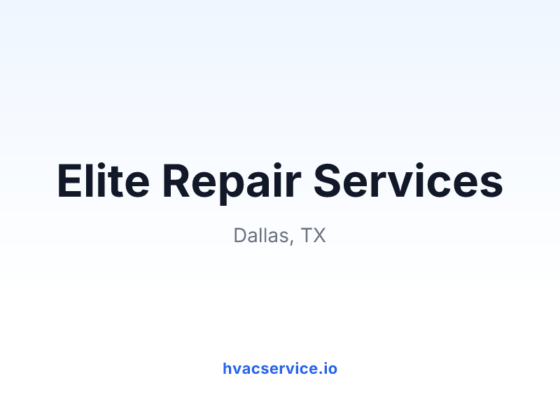 Elite Repair Services