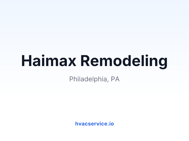 Haimax Remodeling