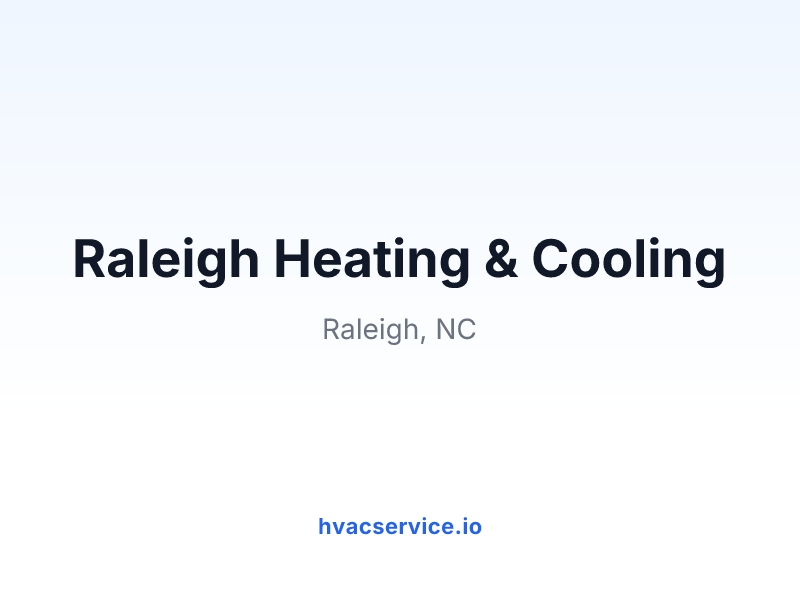 Raleigh Heating & Cooling