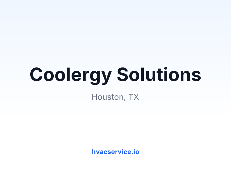 Coolergy Solutions