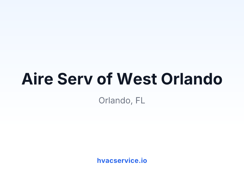 Aire Serv of West Orlando