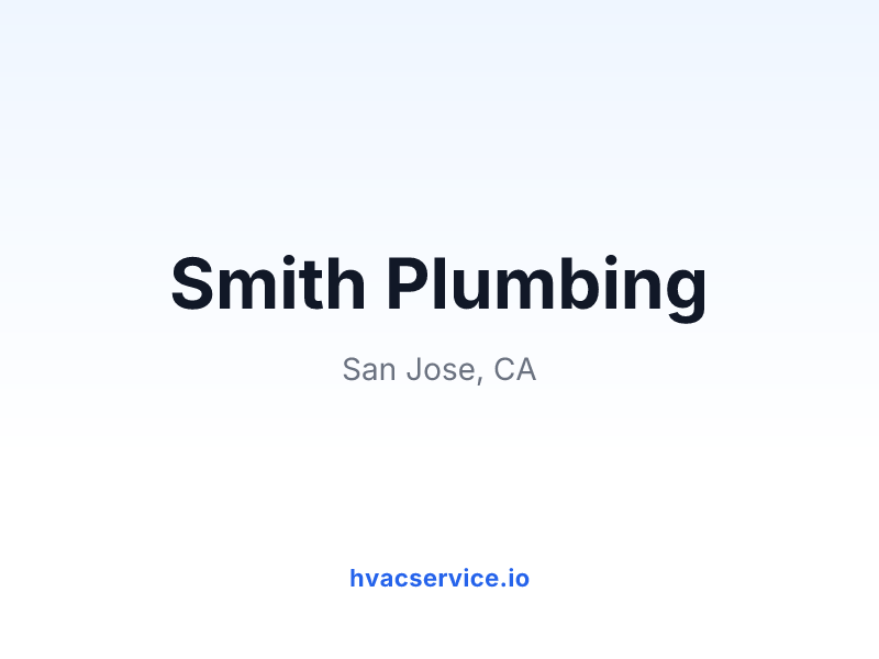 Smith Plumbing