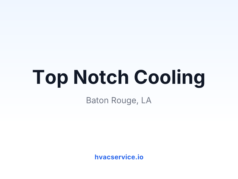 Top Notch Cooling