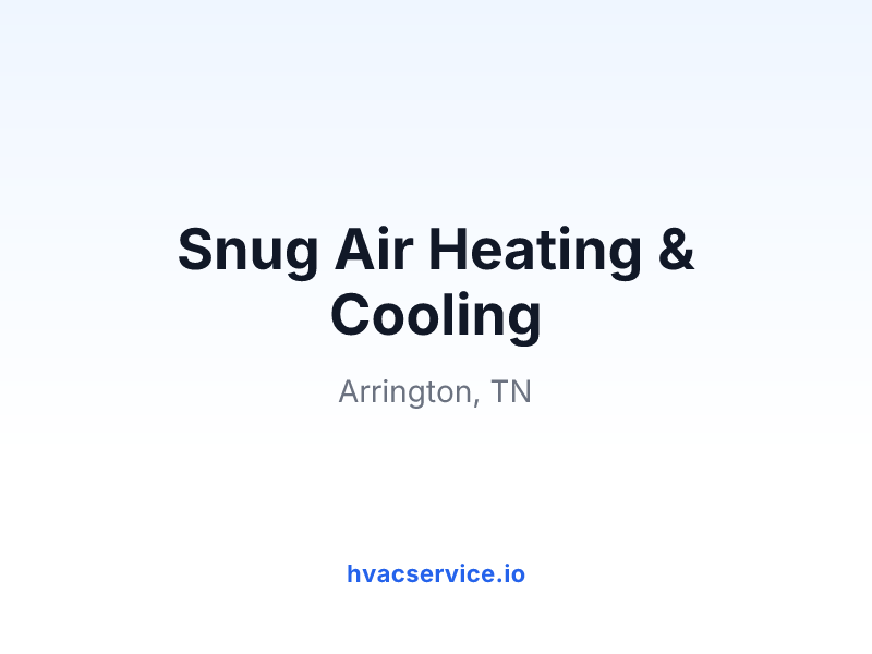 Snug Air Heating & Cooling