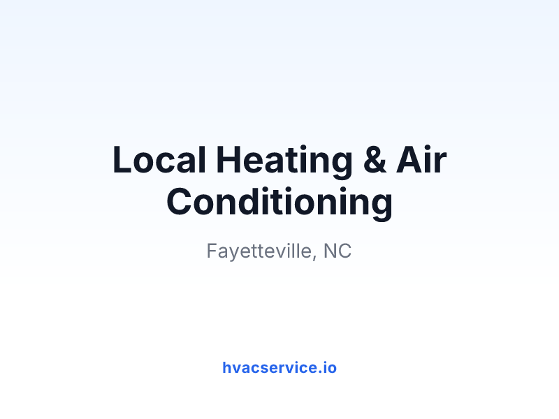 Local Heating & Air Conditioning