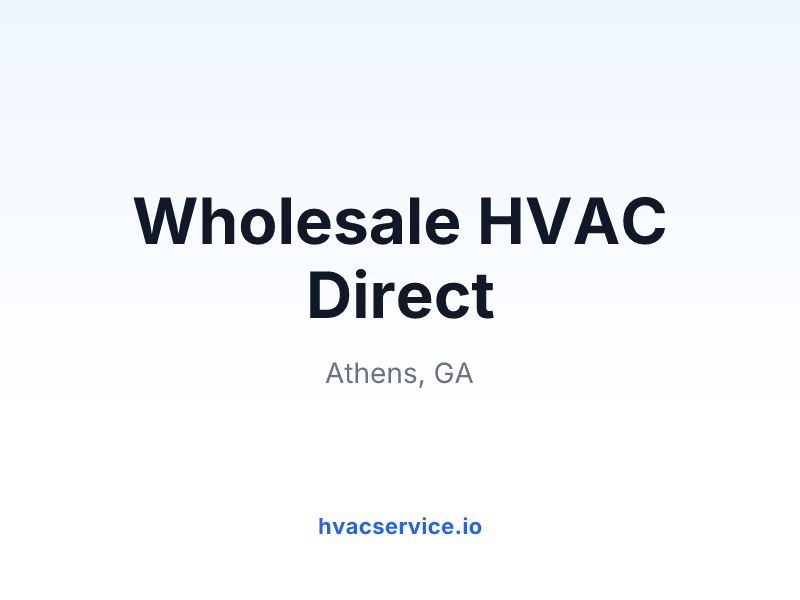 Wholesale HVAC Direct