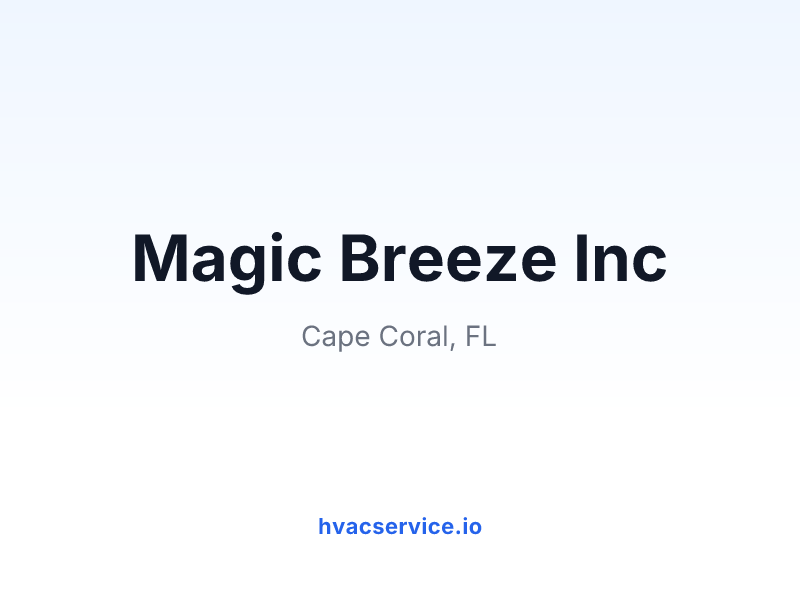 Magic Breeze Inc