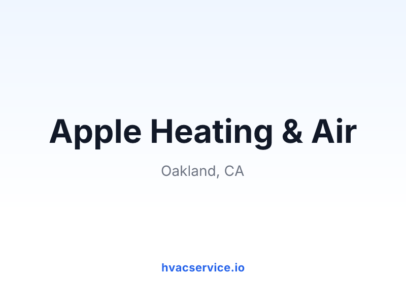 Apple Heating & Air