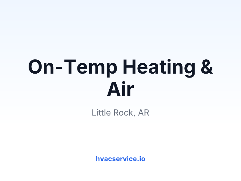 On-Temp Heating & Air